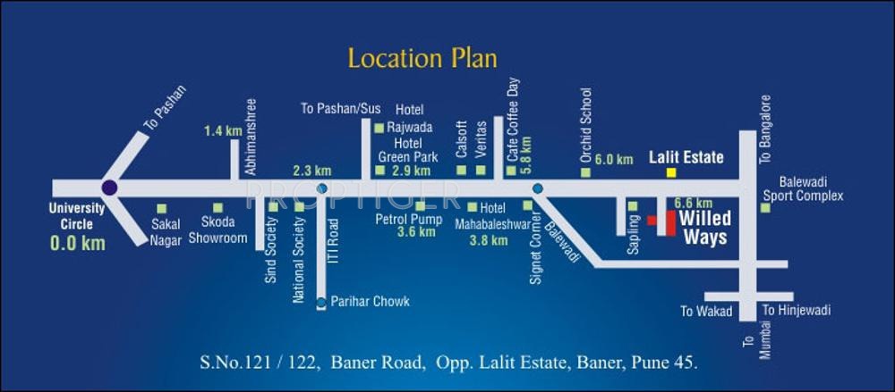 Yugal Constructions Willed Ways Villa Location Plan