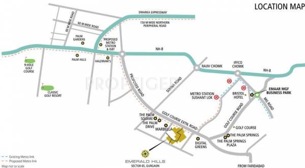 Images for Location Plan of Emaar Emerald Floors Select