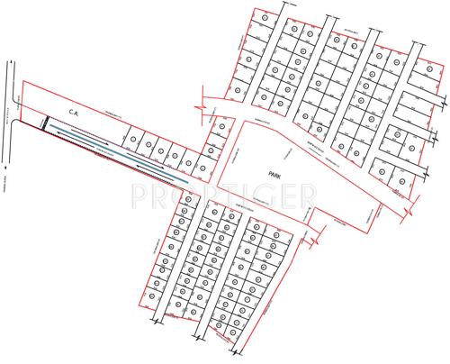 Images for Layout Plan of Red Akshaya The Fortune Gardens