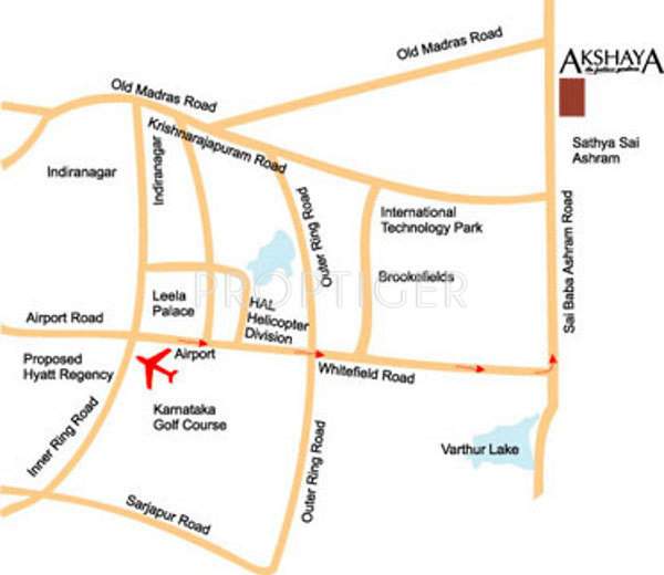 Images for Location Plan of Red Akshaya The Fortune Gardens
