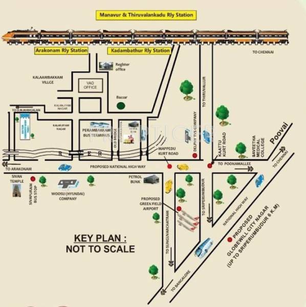 Sun Team Housing Saraswathi Nagar Location Plan
