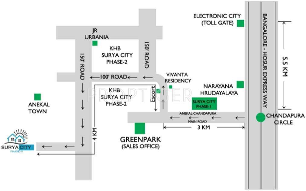 Images for Location Plan of Kritan Surya City Phase II