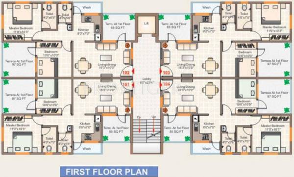 Images for Cluster Plan of Noble Ranwara Apartment Images for Cluster Plan of Noble Ranwara Apartment