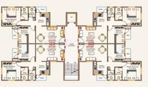 Images for Cluster Plan of Noble Ranwara Apartment Images for Cluster Plan of Noble Ranwara Apartment