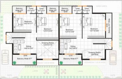 Images for Cluster Plan of Gangwani Lavender Twin Bungalow