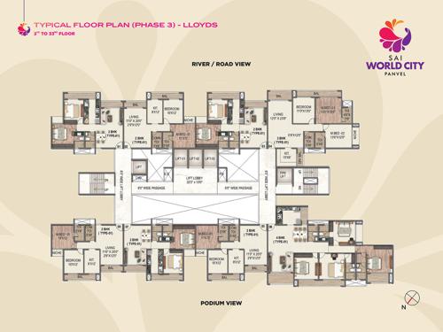 Lloyds Cluster Plan From 3rd To 33th Floor sai-world-city Lloyds Cluster Plan From 3rd To 33th Floor