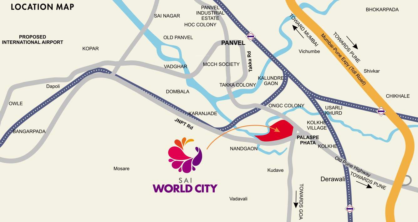  sai world city Images for Location Plan of Paradise Sai World City
