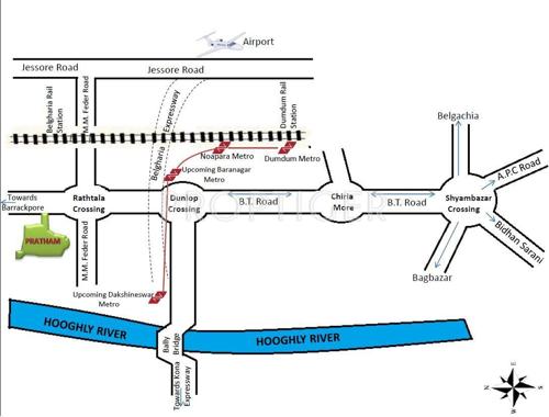  pratham Images for Location Plan of Dhoot Pratham