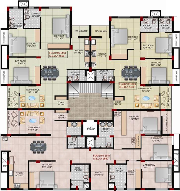  prestige Images for Cluster Plan of Archid Prestige