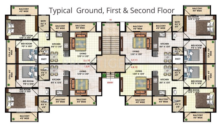 Images for Cluster Plan of Shah Garden Resedency
