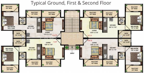 Images for Cluster Plan of Shah Garden Resedency