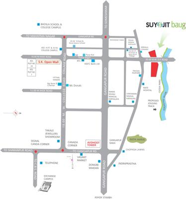  baug Images for Location Plan of Suyojit Baug