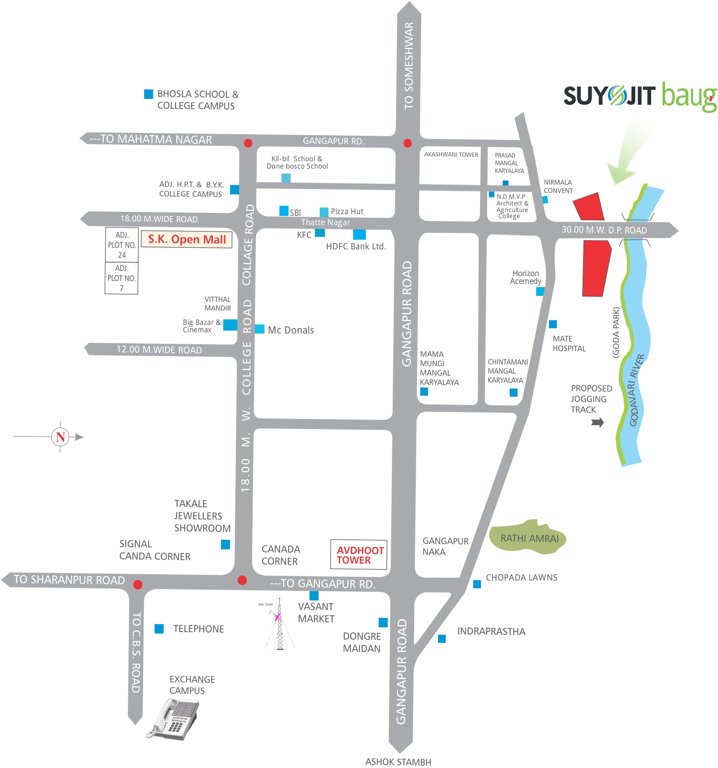 baug Images for Location Plan of Suyojit Baug