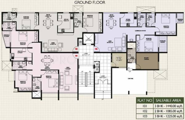 Images for Cluster Plan of Space Tranquil Streak