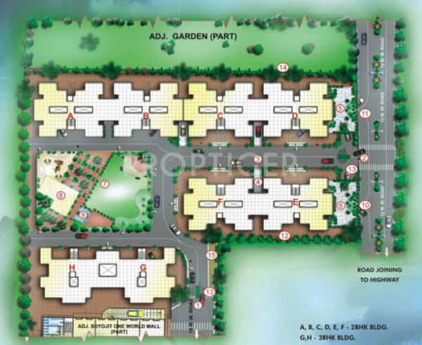 Images for Layout Plan of Suyojit Infrastructure One World Phase I Residential Sector