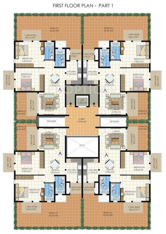 Commonwealth Developers Pvt Ltd Seasons Cluster Plan
