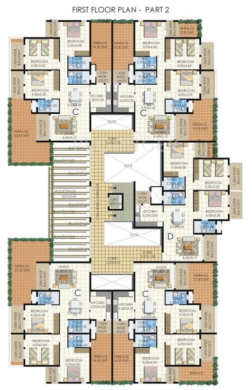 Commonwealth Developers Pvt Ltd Seasons Cluster Plan 