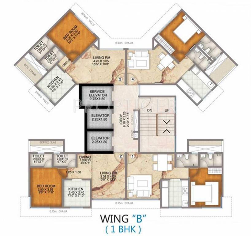  celestial Wing B Cluster Plan