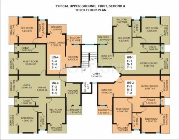 Cluster Plan of Block B CV Constructions Darius Woods Cluster Plan of Block B