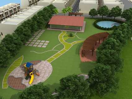 Children's play area enclave Children's play area