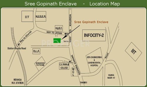 Images for Location Plan of Mahanadi Sree Gopinath Enclave
