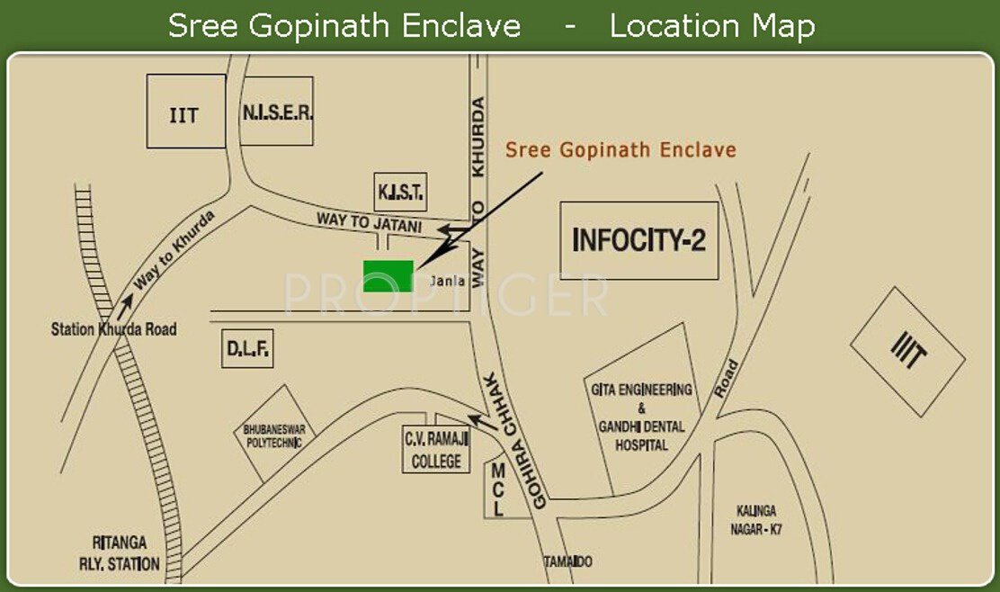 Images for Location Plan of Mahanadi Sree Gopinath Enclave