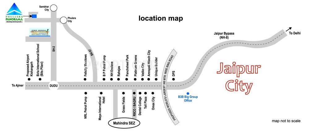 Images for Location Plan of B3B Phullera Panorama