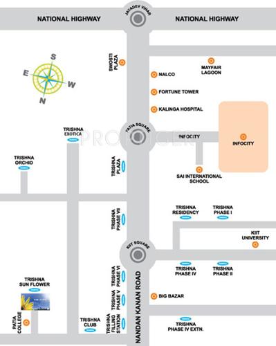 Images for Location Plan of Trishna Sun Flower