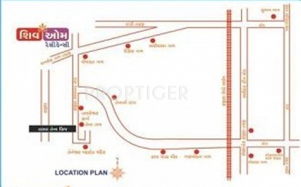 Images for Location Plan of ShivShakti Shiv Om Residency