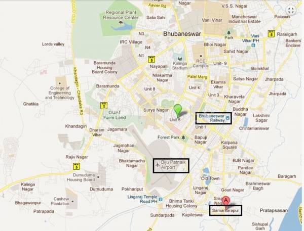 Images for Location Plan of Neelachal Brundaban Gardens