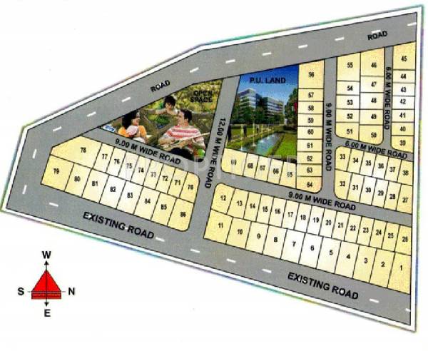 Images for Layout Plan of Neel Vrundavan City