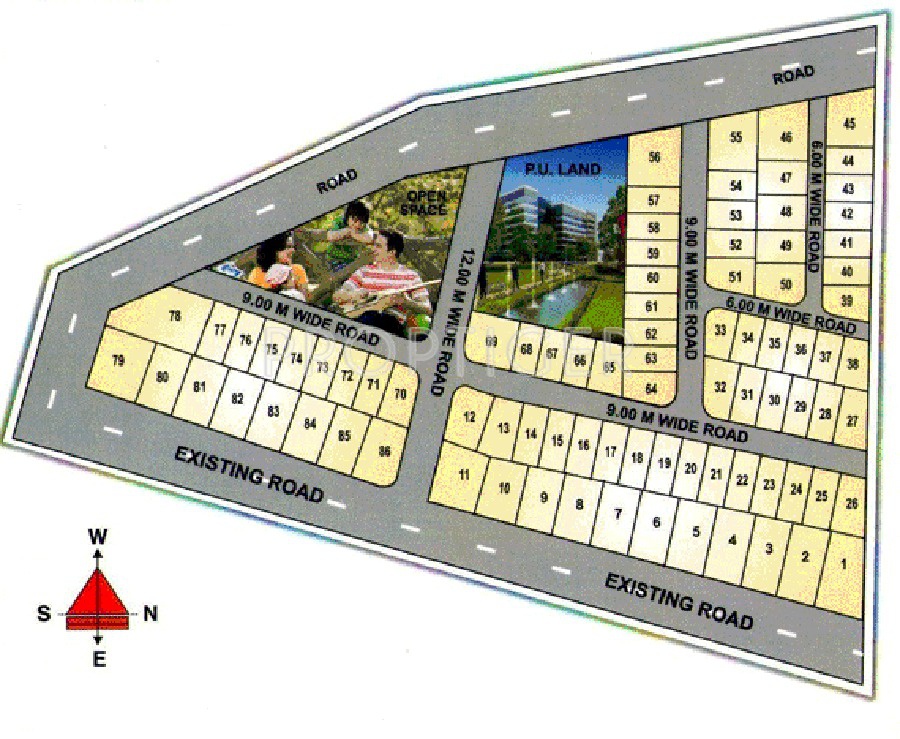 Images for Layout Plan of Neel Vrundavan City