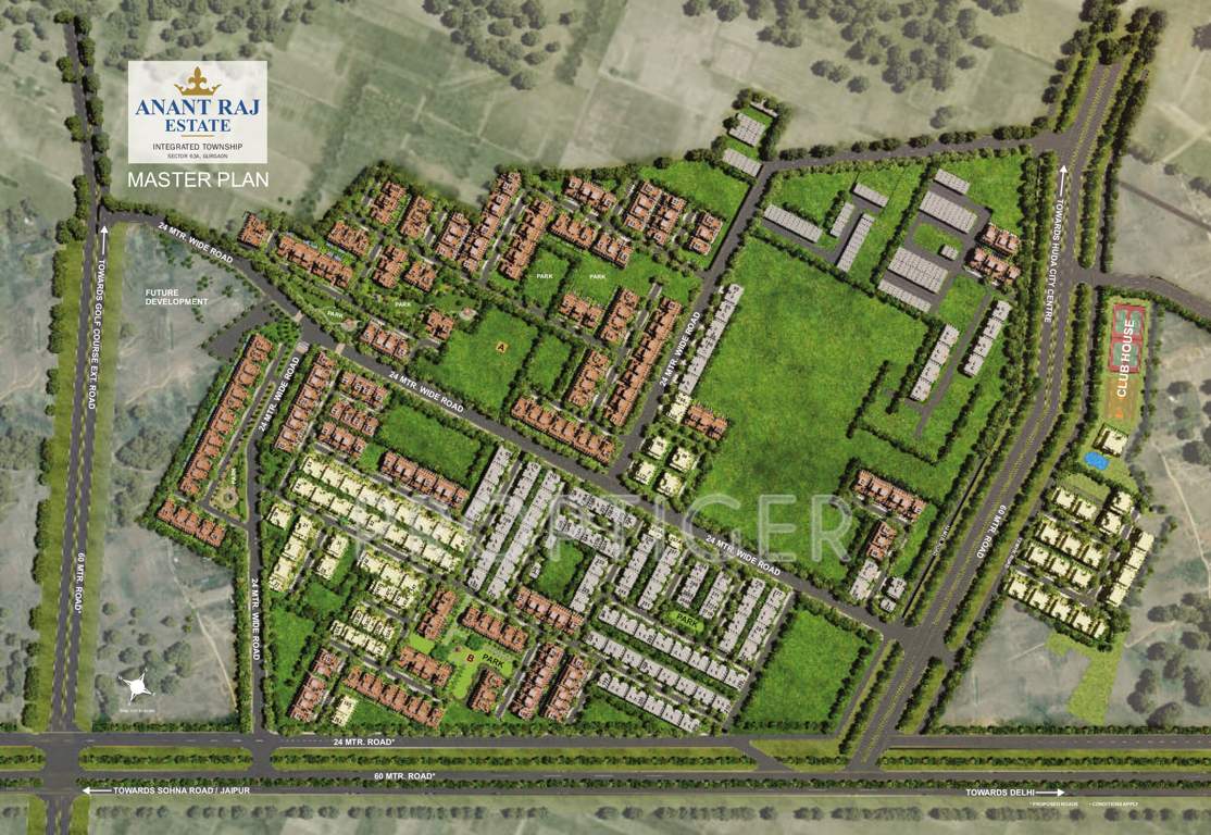 manor villas Images for Master Plan of Anant Manor Villas
