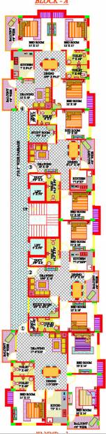  arbinda-complex Block A Typical Cluster Plan