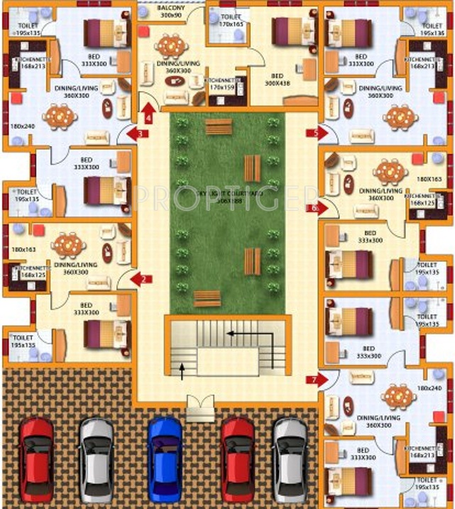 Images for Cluster Plan of Hi Life King Crest