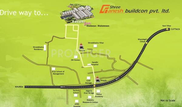 Images for Location Plan of Shree Ganesh Bhubaneswar Rashmi Elite