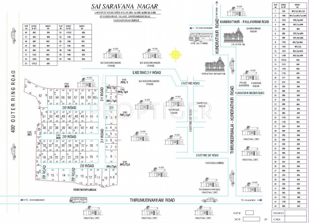 Images for Layout Plan of Urban Sai Saravana Nagar