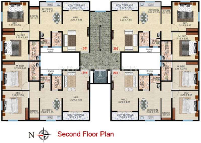 shree-ganesh-constructions annex Cluster Plan for 2nd Floor