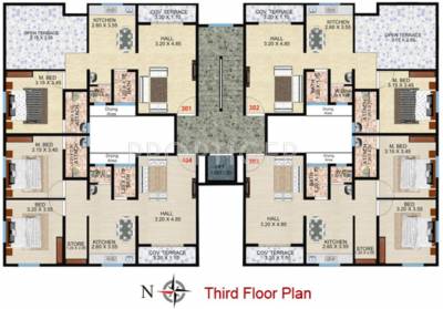 shree-ganesh-constructions annex Cluster Plan for 3rd Floor