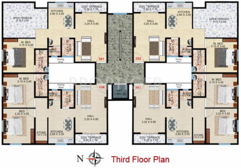 shree-ganesh-constructions annex Cluster Plan for 3rd Floor