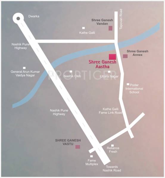 Location Plan shree-ganesh-constructions aastha Location Plan