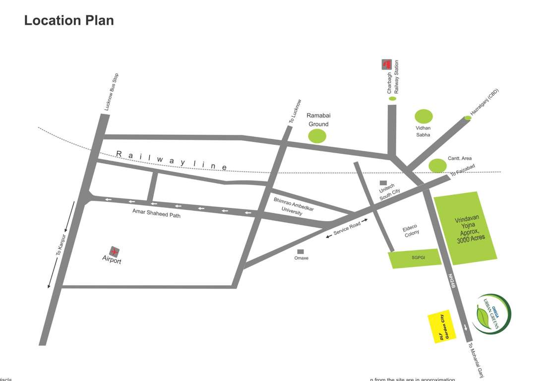  urban greens Location Plan