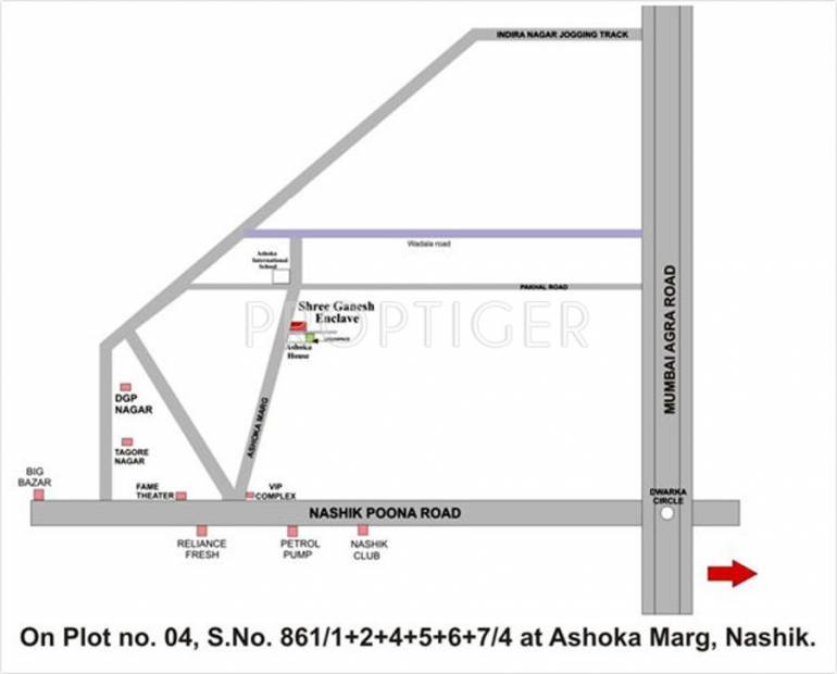 shree-ganesh-constructions enclave Location Plan