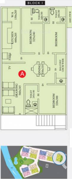Block 1 Cluster Plan from 1st to 5th Floor anta-builders-and-developers river-valley Block 1 Cluster Plan from 1st to 5th Floor