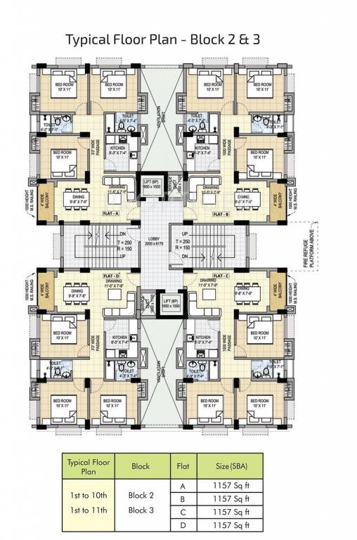 shree gardens Block 1 Cluster Plan