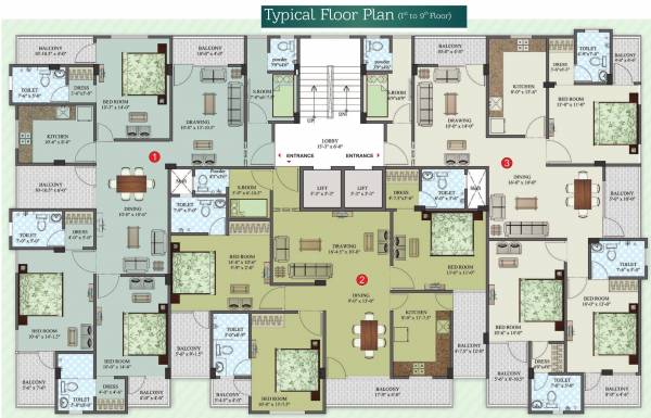 Images for Cluster Plan of Upasna Uma Residency