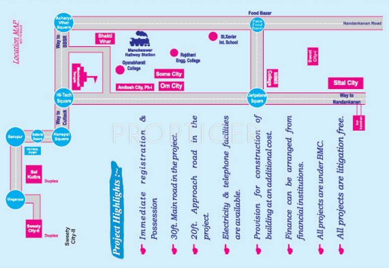  om city Images for Location Plan of  Om City