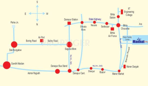 Location Plan super-city-builders mannat-city Location Plan