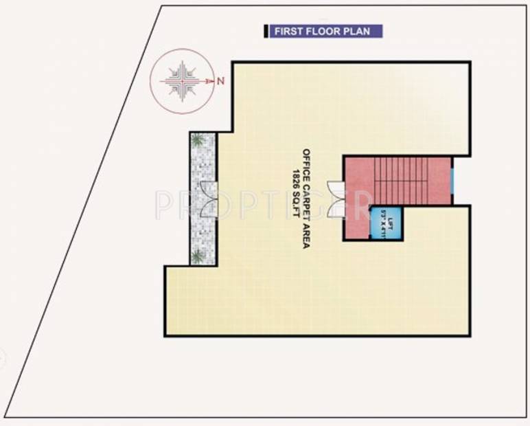 shree-ganesh-constructions nakshatra Nakshatra Cluster Plan for 1st Floor