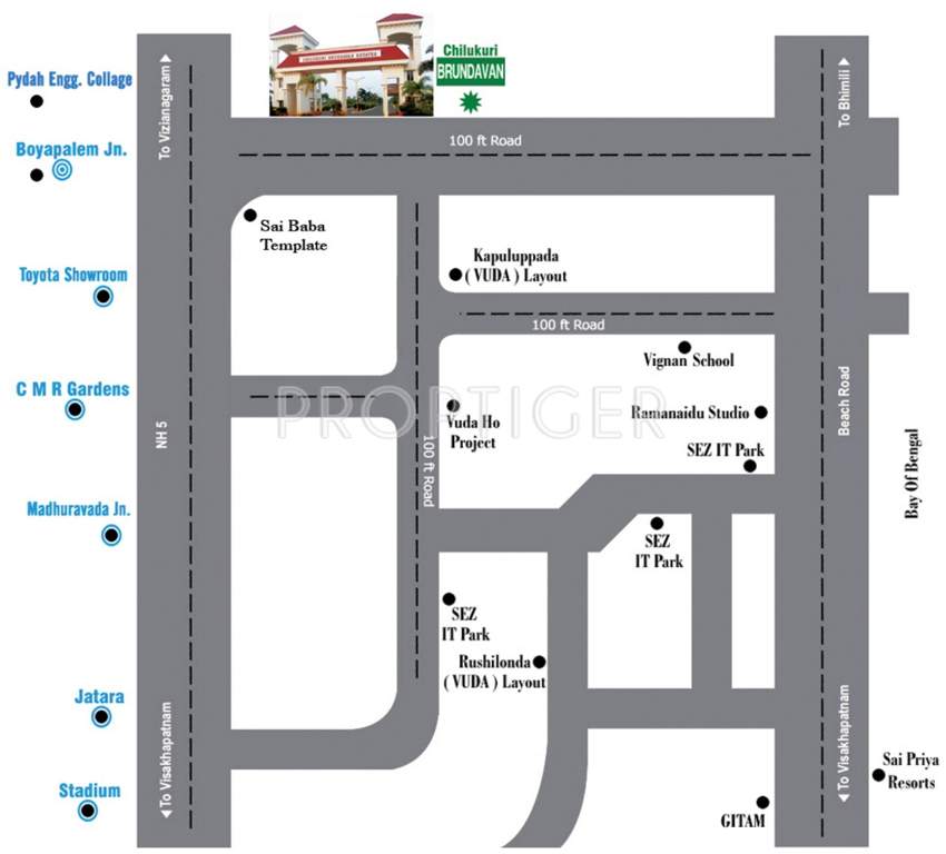 Images for Location Plan of Chilukuri Brundavan Estates